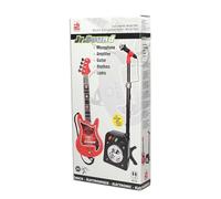 REIG 844 - 4-String Guitar and Amplified Microphone Toy Set