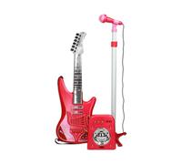 Reig Musicales Micro And Bafle Girl Set Guitar Red