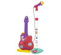 Reig Musicales Peppa Pig Standing Guitar And With 30 Adjustable Height 60x30x17 Cm Microphone