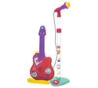 Reig Musicales Peppa Pig Standing Guitar And With 30 Adjustable Height 60x30x17 Cm Microphone Clear