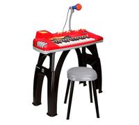 Reig Musicales Red Electronic Organ With 25 Keys And Lights 73x59x30 Cm