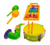 Reig Musicales Saxofon Maracas Drum Xylophone Yellow