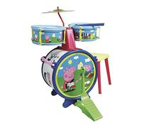 REIG Peppa Pig/PEPPAPIG - 2323 Drum Kit with Stool -