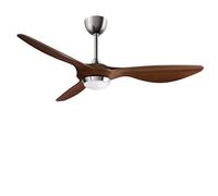 reiga 132cm Smart Ceiling Fan with Dimmable LED Light, Hand-Painted Modern Blades, Remote Control, 6-Speed & Timer, Quiet Reversible DC Motor