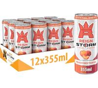 Reign Can Peach 355 ml (Pack of 12) By Kandy Collection