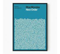 Reign&Hail Blue Monday - New Order - A3 - Black