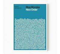 Reign&Hail Blue Monday - New Order - A4 - White