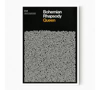 Reign&Hail Bohemian Rhapsody - Queen - A3 - White