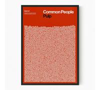 Reign&Hail Common People - Pulp - A4 - Black