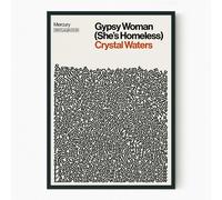 Reign&Hail Gypsy Woman - Crystal Waters - A3 - Black