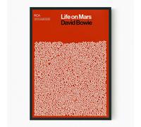 Reign&Hail Life on Mars - David Bowie - A4 - Black