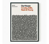 Reign&Hail Our House - Crosby, Stills, Nash & Young - A4 - Black