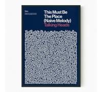 Reign&Hail This Must be the Place - Talking Heads - A4 - Black