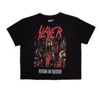 Reign In Blood Crop Top Slayer Black S