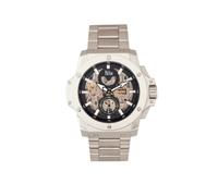 Reign Men's Commodus Automatic Skeleton Bracelet Watch in Black Reign Black One Size