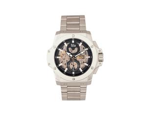 Reign Men's Commodus Automatic Skeleton Bracelet Watch in Black Reign Black One Size