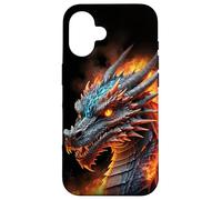 Reign of Fire Dragon King Fantasy Art Case for iPhone 16