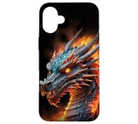 Reign of Fire Dragon King Fantasy Art Case for iPhone 16 Plus