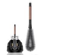 ReignSword 2-in-1 Garbage Disposal Brush with Gap Cleaner, 14" Extra Long Handle Cleaning Brush for Removing Residue, Odor, Build-Up, Universal Kitchen Sink Drain Cleaner (Walnut Color)