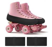 ReignSword 2 Pack Roller Skates Covers, Elastic Skate Guards Figure Skating, Easy-On Boot Protector, Washable Skating Accessories for Youth & Adults (Black, L (39-45 Yards))