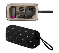 ReignSword Hair Tools Travel Bag Compatible with Shark FlexStyle, Dyson Airwrap, Revlon Hairdryer Case, Hair Styling Accessories Storage Waterproof Organizer (Black)