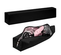 ReignSword Heat Resistant Hot Hair Tools Organizer Bag, Large Portable Travel Storage Case Pouch for Curling Irons, Flat Irons, Hair Straighteners, for Home Bathroom & Travel (Black, 17.9")