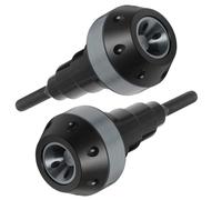 REIJAX 2Pcs Motorcycle Frame Sliders for Triumph Bonneville Speedmaster 2018-2024, Aluminum Alloy ABS Motorcycle Anti Crash Falling Protector,A GRAY