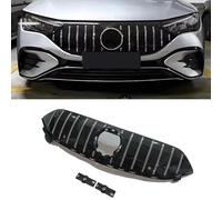 REIJAX Car Front Bumper Central Grille for Mercedes Benz W297 V297 EQS EQS450 EQS580 2022-2024, Exterior Front Radiator Grille Front Upper Lower Bumper Hood Mesh Radiator Grille Car Accessories