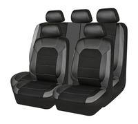REIJAX Car Seat Covers Sets, for Fo-rd Fiesta Mk6 2005-2008 9 pcs Set Full Surround NonSlip Waterproof Seat Cushion Protector Accessories,B
