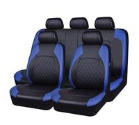 REIJAX Leather Car Seat Covers Sets for VW Golf MK8 2019+, Automotive Seat Protector Full Set All-Weather Waterproof Seat Cover Airbag Compatible,A-BLUE