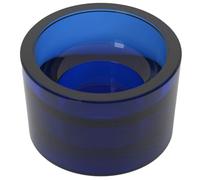 Reijmyre - Optika Candle Holder 6 cm, Blue - Blue