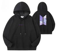 REIK BTS Kpop Hoodies Mens Busan World Tour Hoody Jumper Womens Yet to Come Korea Hip Hop Pullover Sweatshirts