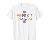 Reiki Calligraphy - Healing Energy Spirals 5 New Age T-Shirt T-Shirt