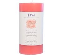 Reiki Candle - Herbal 3x6 Pillars - Love