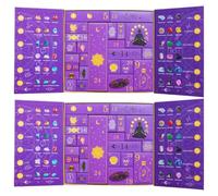 Reiki-Crystal Halloween Countdown Gift Box - 2 Pack Reikicrystal Healing Crystals Stones Advent-Calendar, Collection Positive Energy Resin Witch Figurine Kits, Halloween Decoration for In/Outdoor