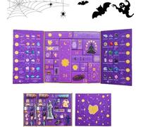 Reiki Crystal Halloween Countdown Gift Box,Halloween Advent Calendar 2025 - Contains Mystical Crystals,The Magic Of Healing And Energy Transfer,Natural Gemstone Gift Set,Gemstone Decor (1PCS)