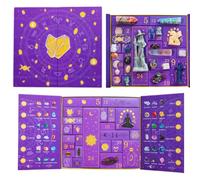 Reiki Crystal Halloween Countdown Gift Box - The Magic of Healing and Energy Transfer, Healing Stones & Crystals Advent Calendar Sets, Contains 24 Gift for Halloween Party