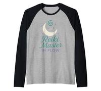 Reiki Energy Healing Lightworker Chakra Balance Wellness Raglan Baseball Tee