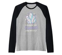 Reiki Energy Healing Lightworker Chakra Balance Wellness Raglan Baseball Tee