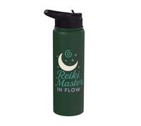 Reiki Energy Healing Lightworker Chakra Balance Wellness Stainless Steel Insulated Water Bottle