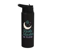 Reiki Energy Healing Lightworker Chakra Balance Wellness Stainless Steel Insulated Water Bottle
