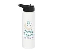 Reiki Energy Healing Lightworker Chakra Balance Wellness Stainless Steel Insulated Water Bottle