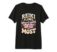 Reiki Flows Where It's Needed the Most Reiki Energy Healing Premium T-Shirt
