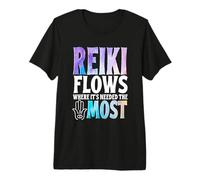 Reiki Flows Where It's Needed The Most Symbol Premium T-Shirt