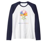 Reiki Master Energy Lotus Chakra Healing Symbol Protection. Raglan Baseball Tee