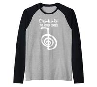 Reiki Master Healer Spiritual Energy Chakra Meditation Raglan Baseball Tee
