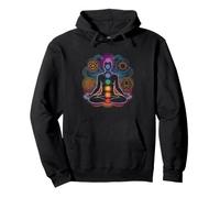Reiki Master Japanese Hands Healing Energy Ink Brush Art Pullover Hoodie