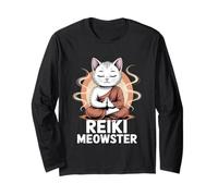Reiki Meowster Master Cat Reiki Practitioner Long Sleeve T-Shirt