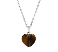 Reiki Rose Quartz Anxiety Necklace - Natural Healing Crystal Heart Pendant