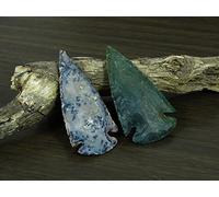 Reikiera 5 x Handmade Indian Agate Stone Spearhead 3 Inches Arrowhead